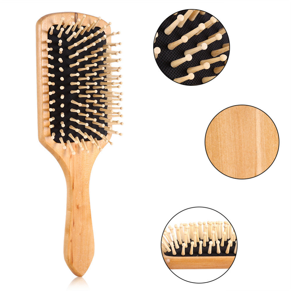 Natural Hair Rescue Paddle Wood Brush– Natural Curls Club